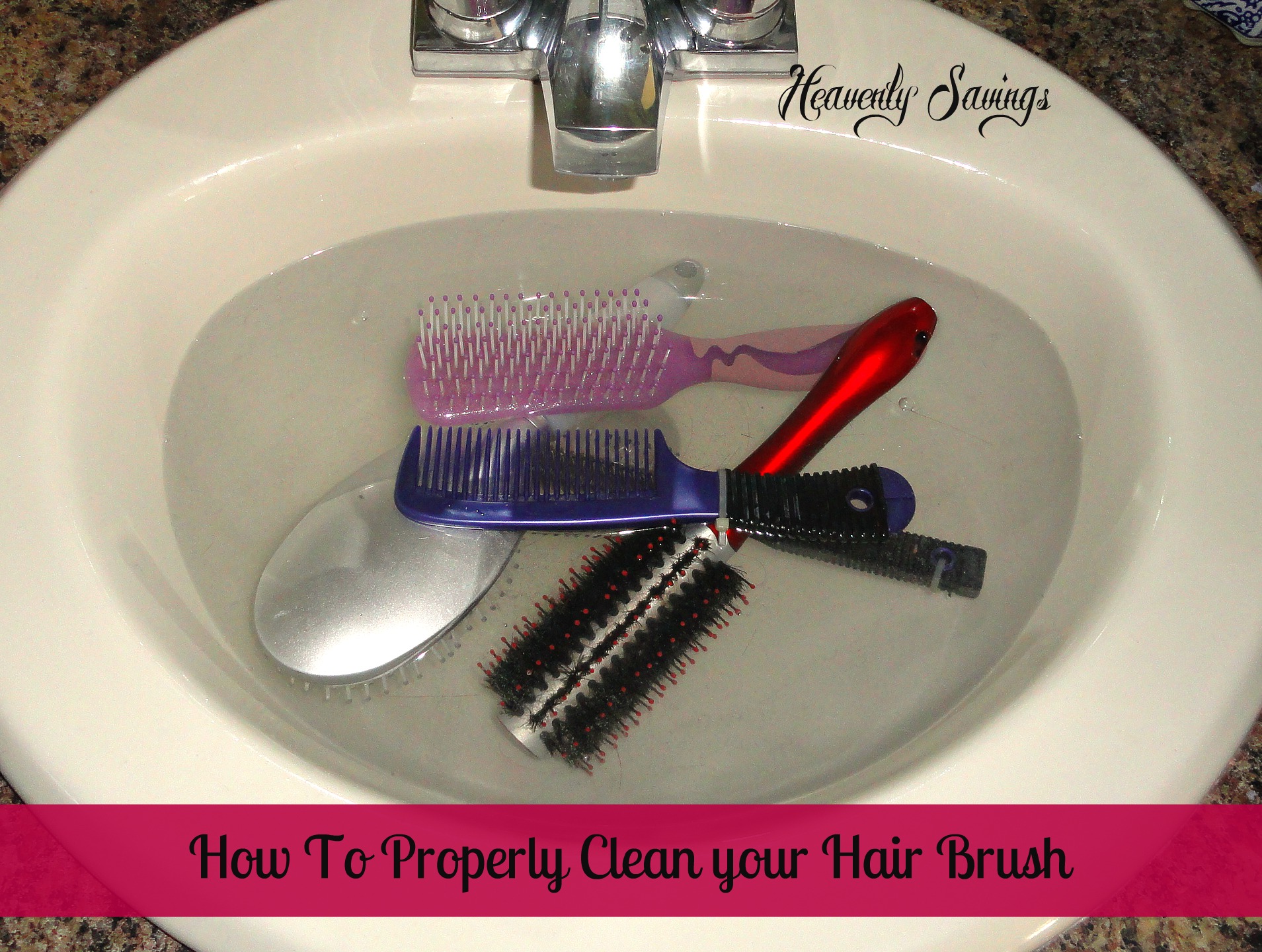 How To Properly Clean your Hair Brush and Toothbrush!