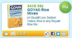$0.55/1 Goya Rice Mixes
