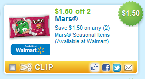 HOT $1.50/2 Mars Seasonal Items! Free Candy?