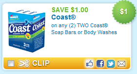 Hot Coast Soap Coupon $1/2 + Walmart Deal ($0.30 per bar)
