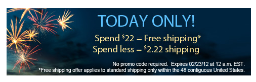 FREE $10 Credit + FREE Shipping on $22 or more Today Only! (Under $22 shipping just $2.22)