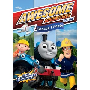Awesome Adventures Rescue Friends (Bob the Builder, Thomas & Friends, Fireman Sam) DVD Review and Giveaway! Ends 3/16