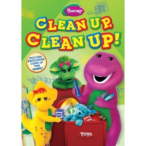 barney clean up song chords