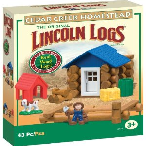 K’Nex Cedar Creek Homestead Lincoln Log Kit Review and Giveaway – Ends 3/27!