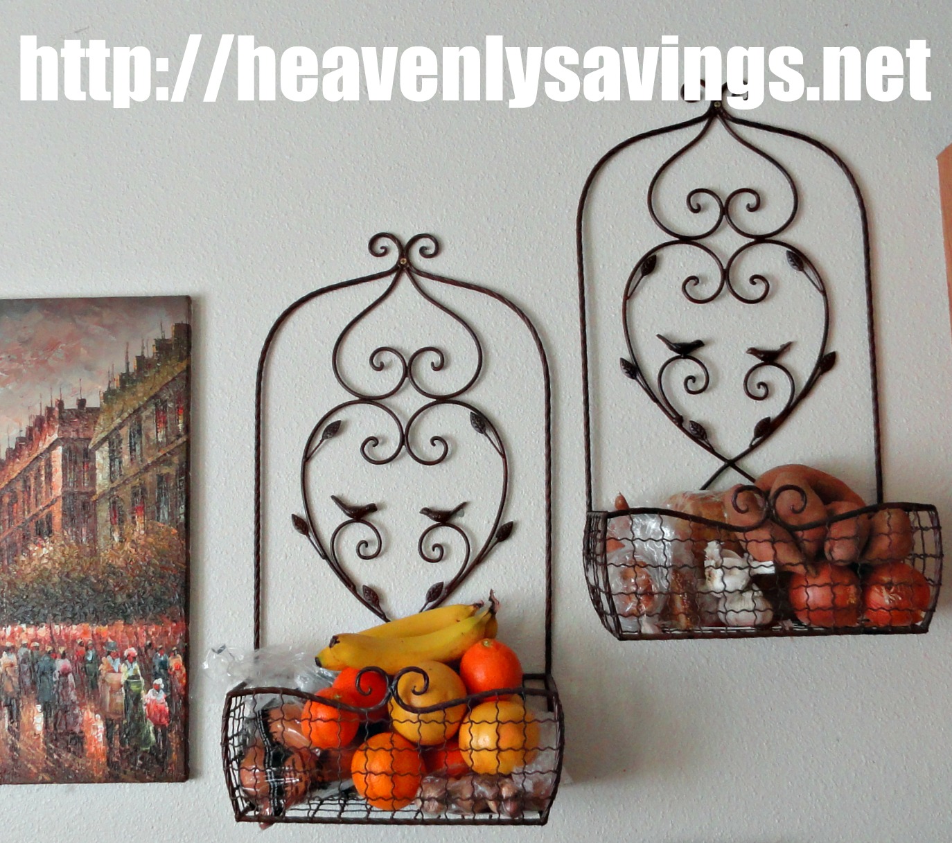 Add more Space and Organization to your Kitchen with Decorative Wall Baskets!