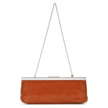 Calvin Klein Coral Suede Sequin Clutch for $59 (Reg. $118) + Free Shipping!