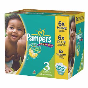 Spend $39 or more on Pampers Diapers and get $5 off!
