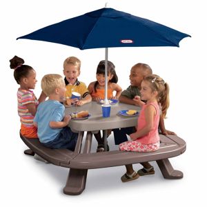 Save $10 on the Little Tikes Fold n Store Picnic Table w/Umbrella!