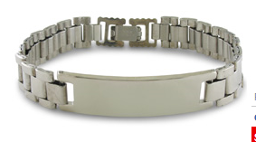 Men’s Stainless Steel ID Bracelet $8.99 (Reg. $79.99) – Deal Ends 4/9