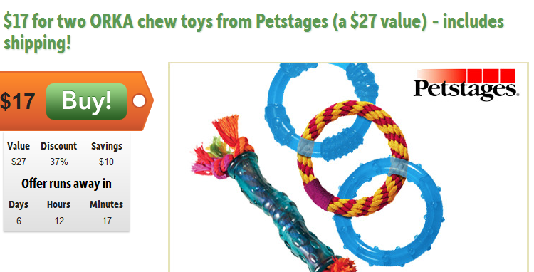 37% off Chew Toys for your Dog!
