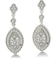 1/3ct Marquise Shaped Diamond Dangle Earrings $39.99 (Reg. $149.99)