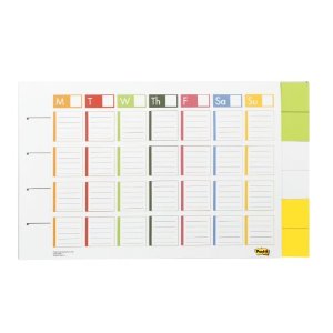 Post It Weekly Calendar Only $15.99 + Eligible For Super Saver Shipping