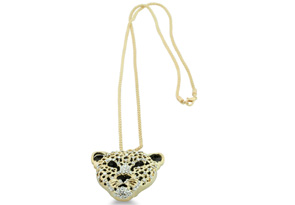 Swarovski Crystal Cheetah Necklace now just $14.99 (Reg. $49.99) + FREE Shipping!
