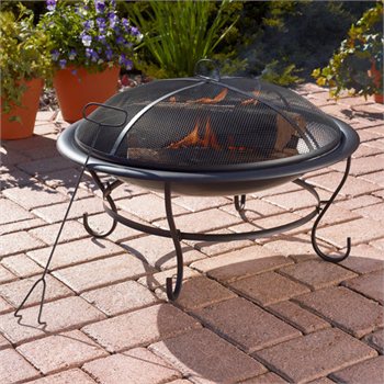 29″ Round Steel Fire Pit just $29.99 SHIPPED (Reg. $69.99)