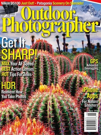 Outdoor Photographer Magazine just $4.44/year (Reg. $19.99) TODAY ONLY!