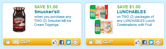 New Coupons! Smuckers Ice Cream Topping, Good n Natural and Pull Ups!