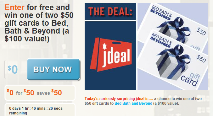 HURRY And Enter 1 of 2 $50 Bed Bath & Beyond Gift Cards! – Less then 2 hours to enter!