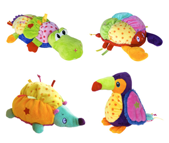 Aurora Rattle, Crinkle Friends “Brights” Review and Giveaway!