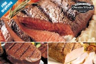 Omaha Steaks Delivered To Your Door.  3 Packages To Choose From.