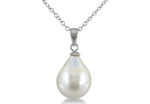 11-12mm Pearl Solitaire Necklace just $14.99 SHIPPED (Reg. $149.99)