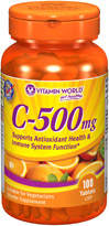 Vitamin C From Vitamin World As Low As $.02 A Vitamin