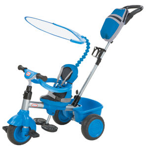 3-in-1 Trike with Deluxe Accessories (Blue) Save $11 and get Free Shipping from Little Tikes
