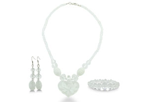 3 Piece Murano Glass Trio; Necklace, Bracelet & Earrings $19.99 (Reg. $49.99)