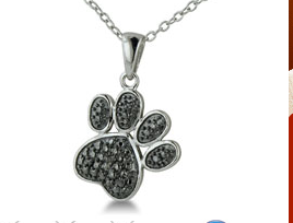 Black Diamond Tiger Paw Necklace in Sterling Silver $29.99 SHIPPED (Reg. $99.99) TODAY ONLY