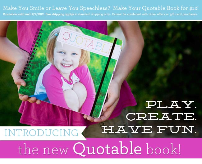 Grab Your Own Quotable Book For Only $12 (Orig. $26)