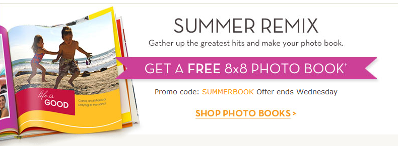 *HOT* Free 8×8 Photo Book from Shutterfly! Just pay shipping ($8.45)