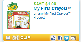 $1/1 My First Crayola Coupon