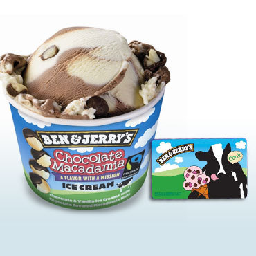 $10 Ben & Jerry’s Gift Card for just $3!