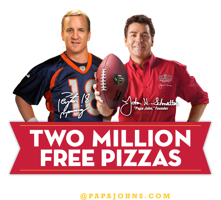 Papa Johns 2 Million Free Pizza Giveaway!