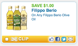 Filippo Berio Olive Oil + CVS Deal!