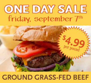 $4.99 per pound Grass Fed Beef at Whole Foods Today ONLY!