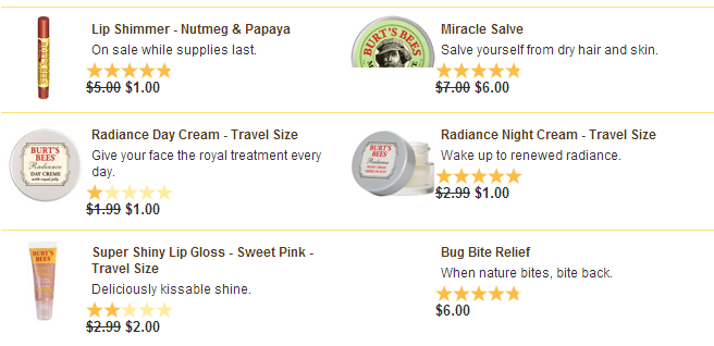 Burts Bees as low as $1 SHIPPED! Today Only!