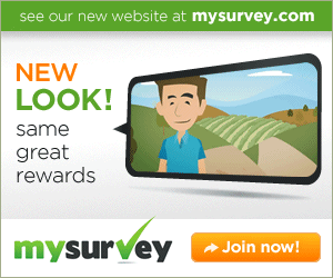 MySurvey.com Share your opinion and Earn Rewards!