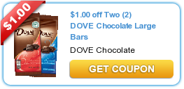 New Coupons – Dove Chocolate, Chicken, Edge Shave Gel and more!