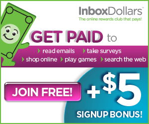 Inbox Dollars Take surveys for money + Free $5 for signing up!
