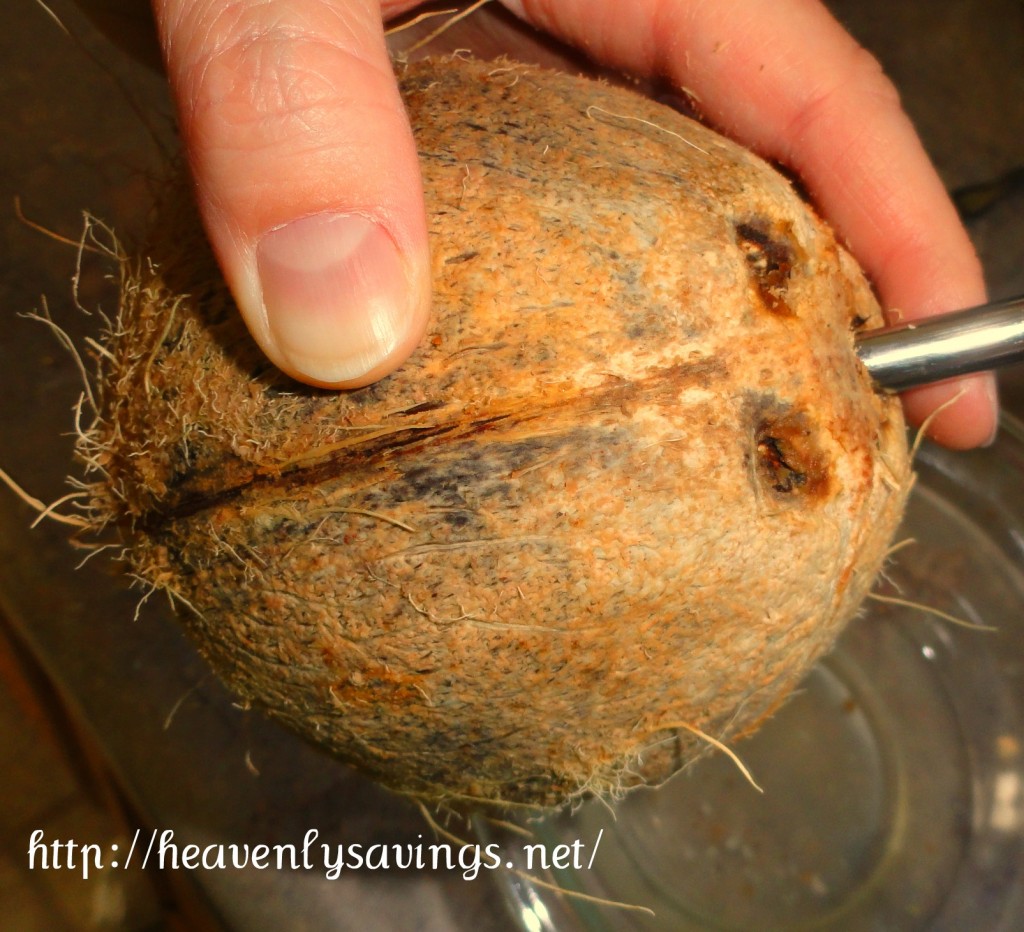 Open a Coconut the Safe and Easy Way!