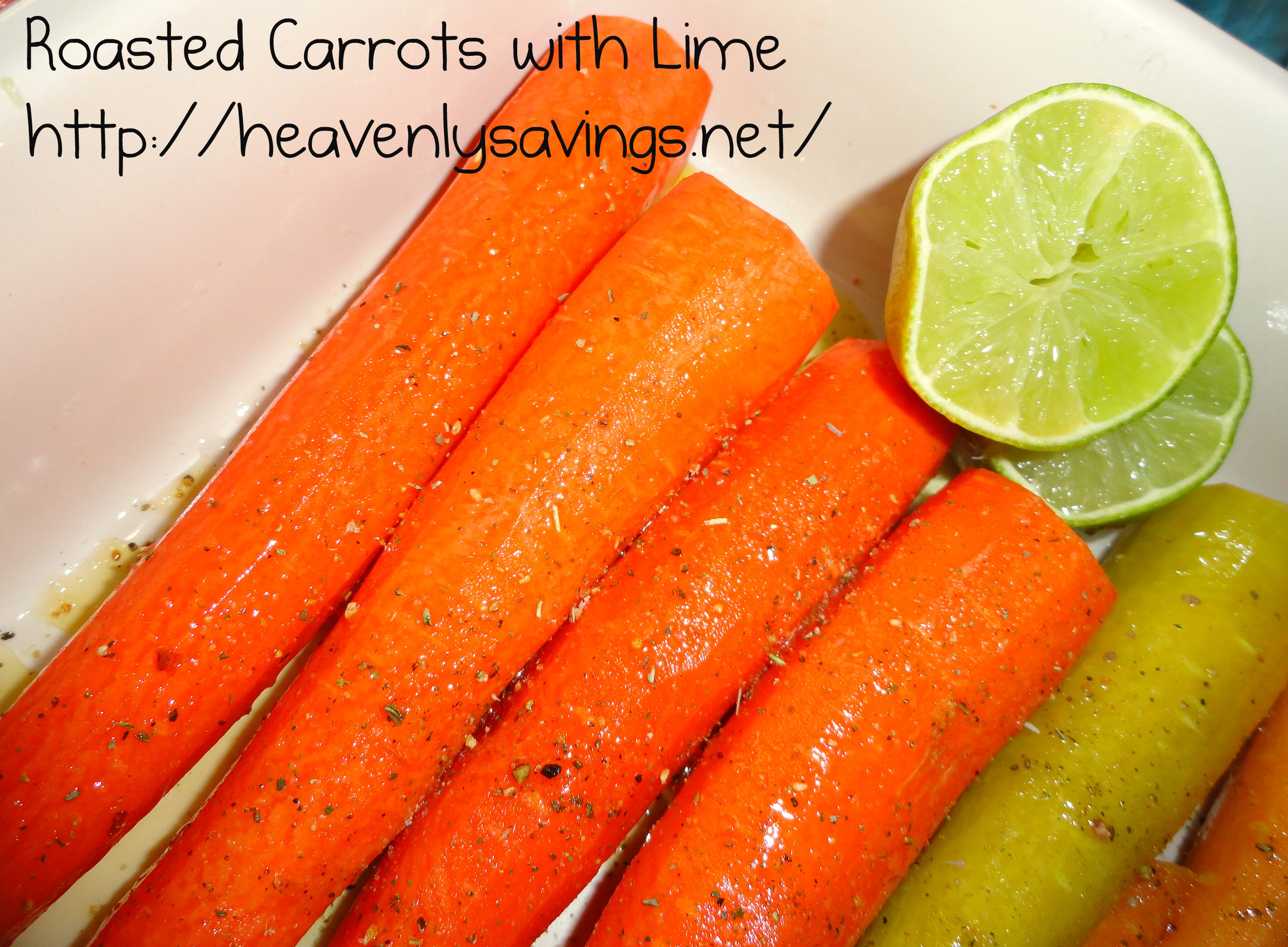 Roasted Carrots with Lime