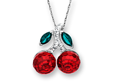 Cherry Pendant with Swarovski Crystal just $19 (Reg. $69) Today Only!