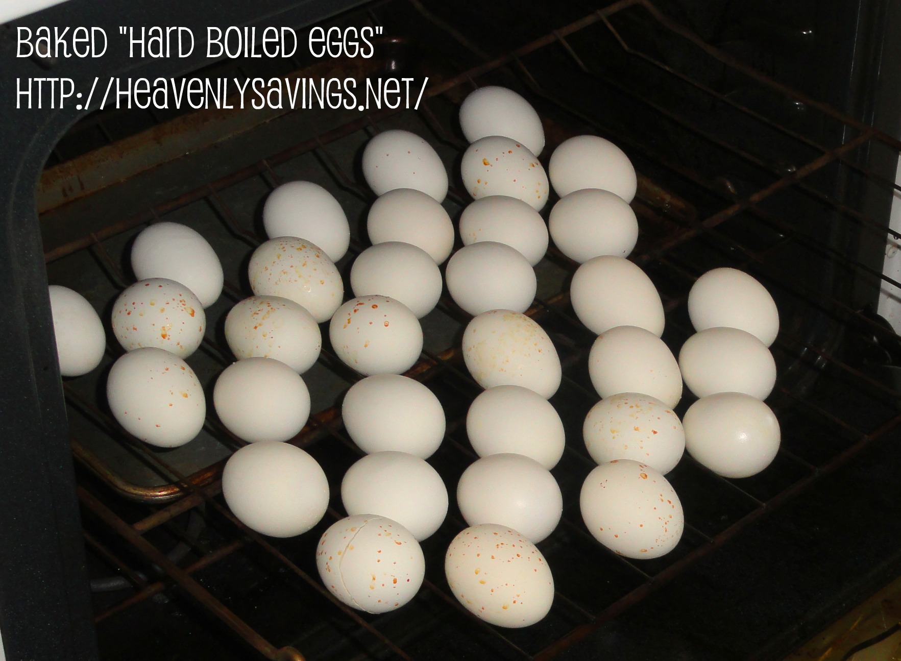 Baked “Hard Boiled” Eggs