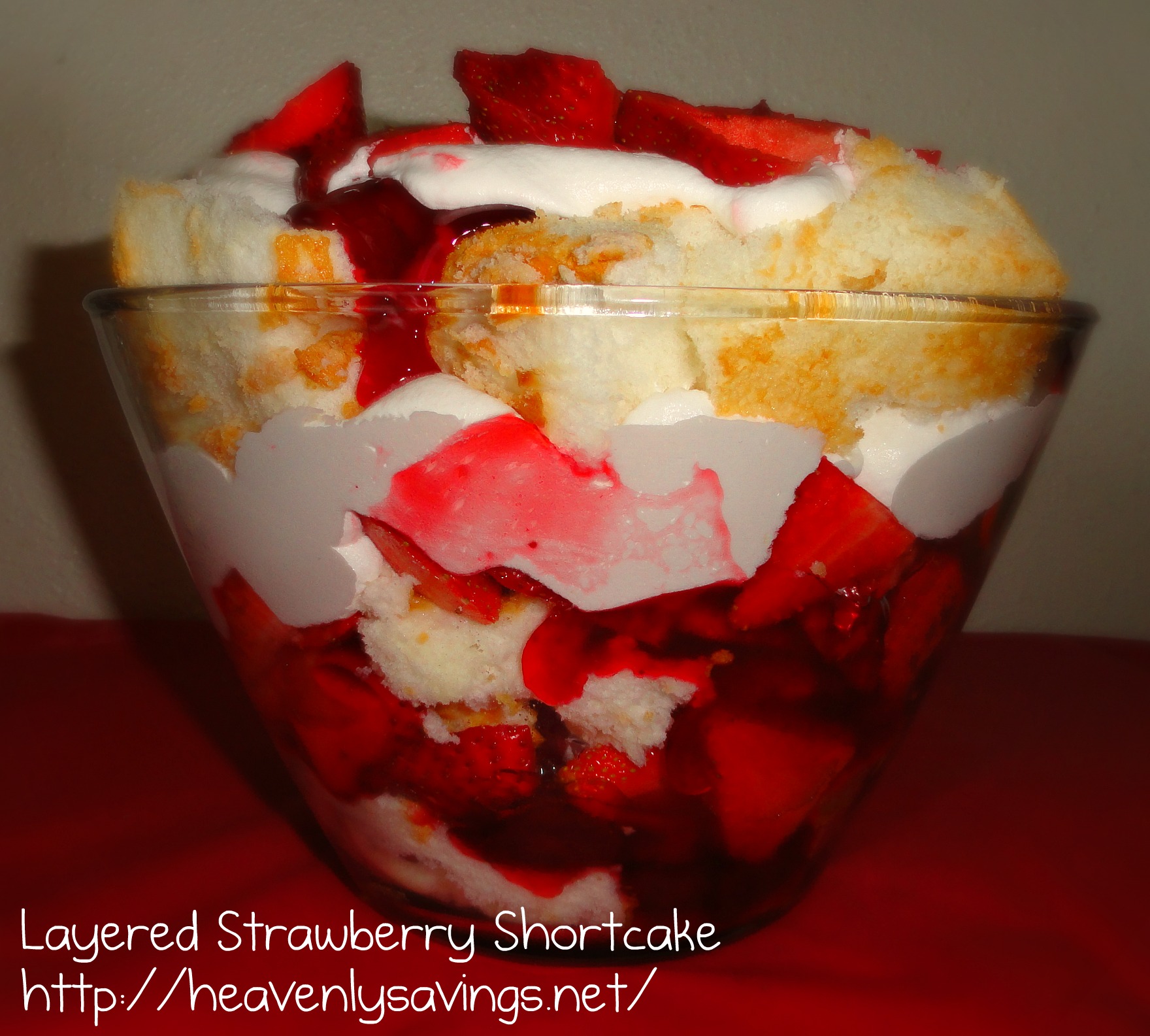 Layered Strawberry Shortcake!