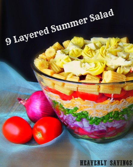 9 Layered Summer Salad!