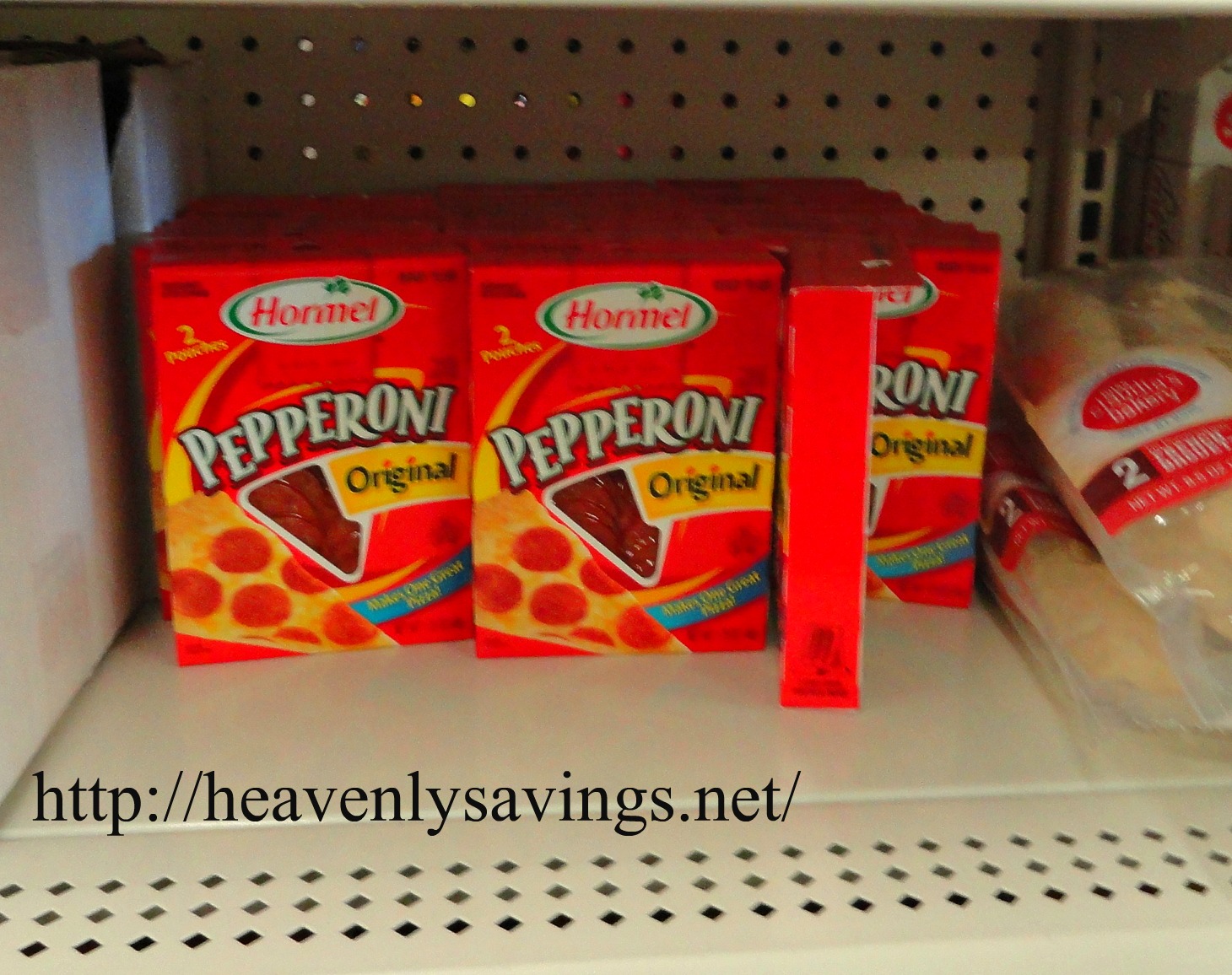 Hormel Pepperoni $0.50 each after Coupon at Dollar Tree!