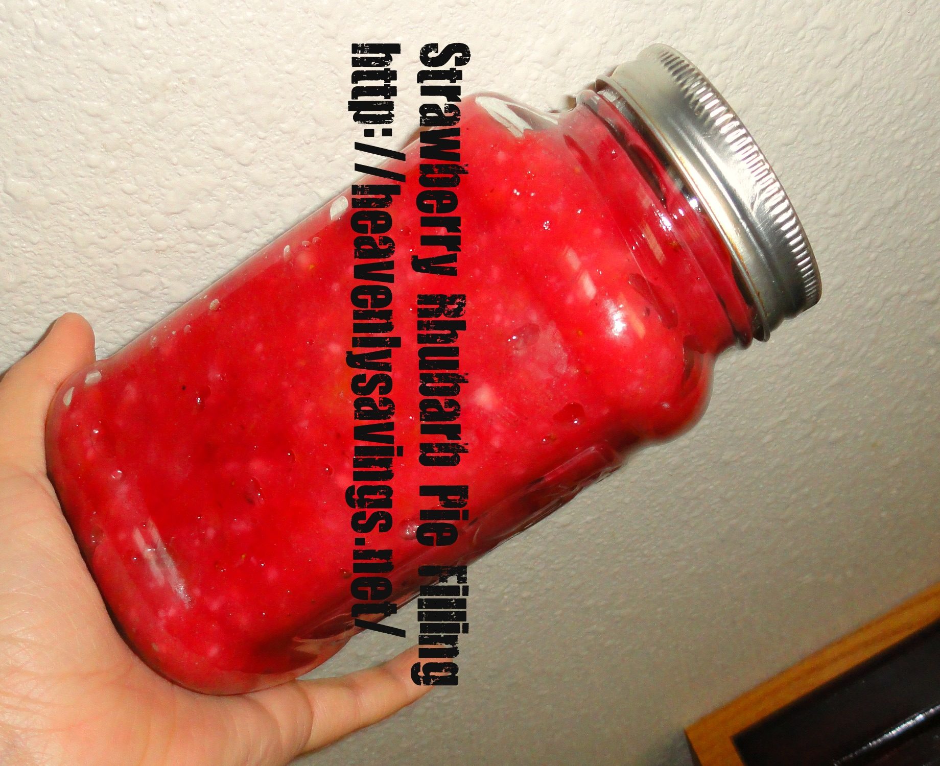 Canned Strawberry Rhubarb Pie Filling
