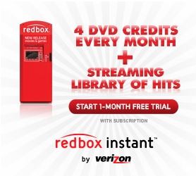 It’s Movie Night With Redbox Instant! FREE Trial + 4 FREE Redbox Credits!
