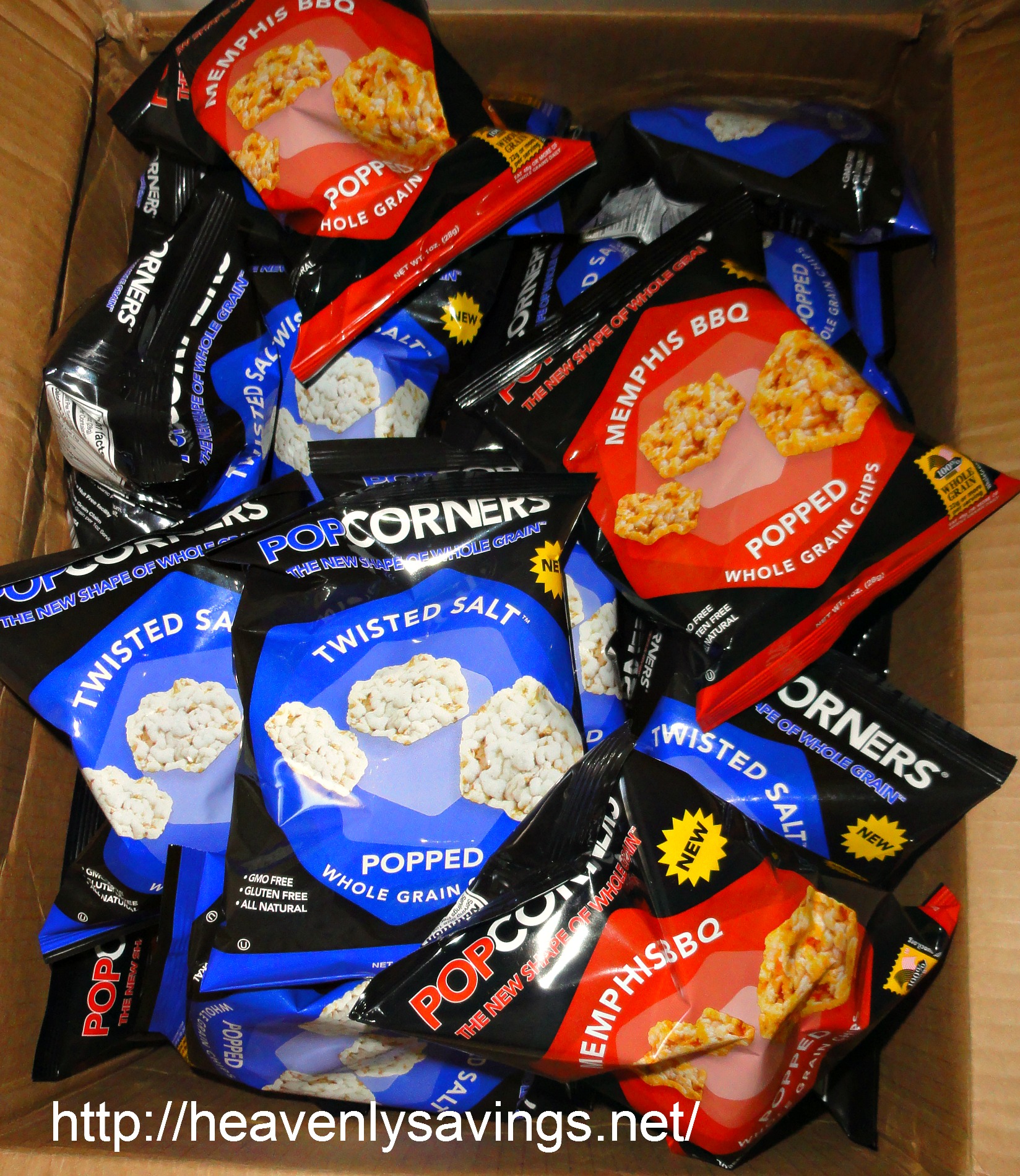 PopCORNers Whole Grain Chips #review and #giveaway!  Ends 8/13/13!