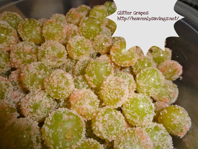 Glitter Grapes! – Great Healthy Snack for School Lunches!